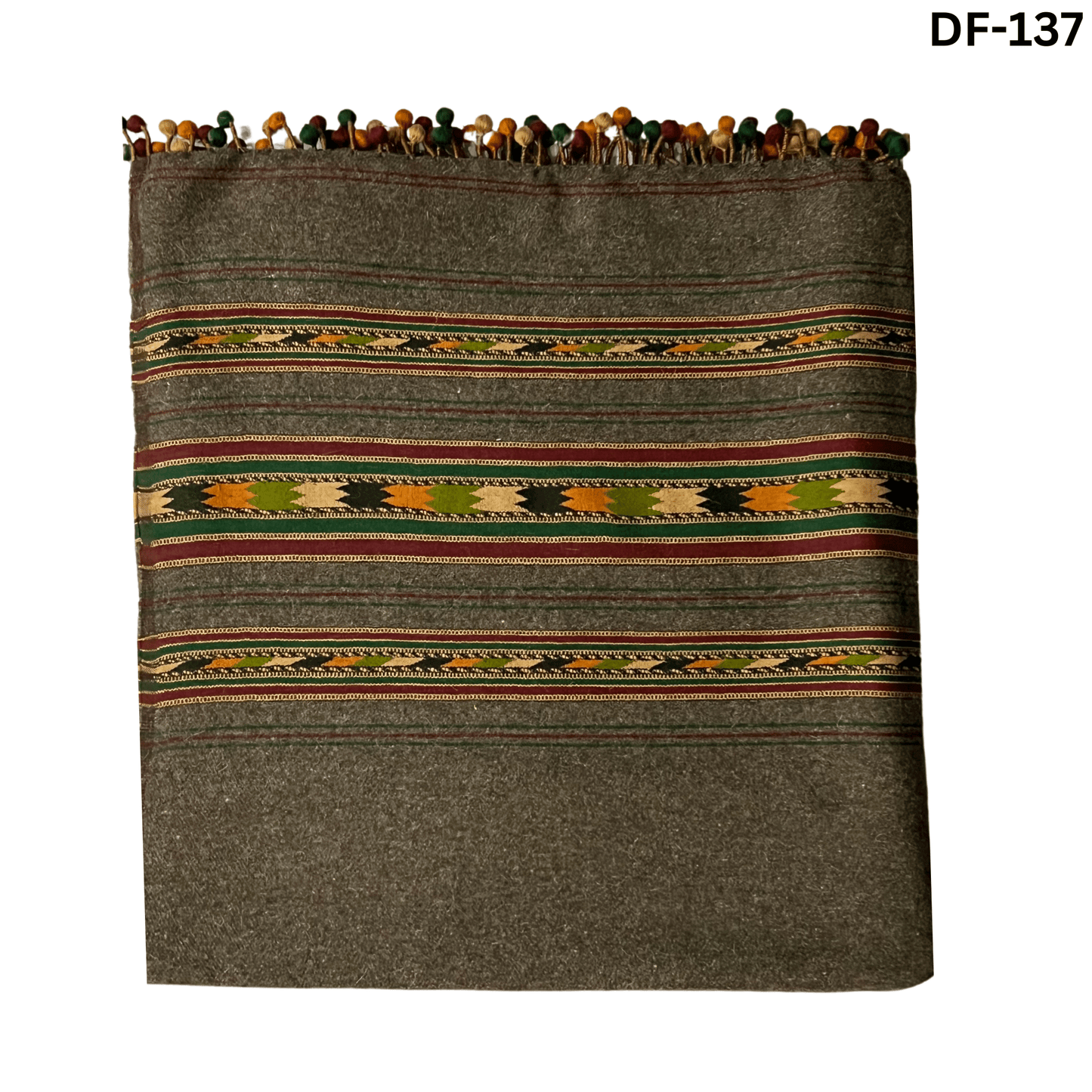 Premium Wool Shawl DF - 137 - Dark Fitter