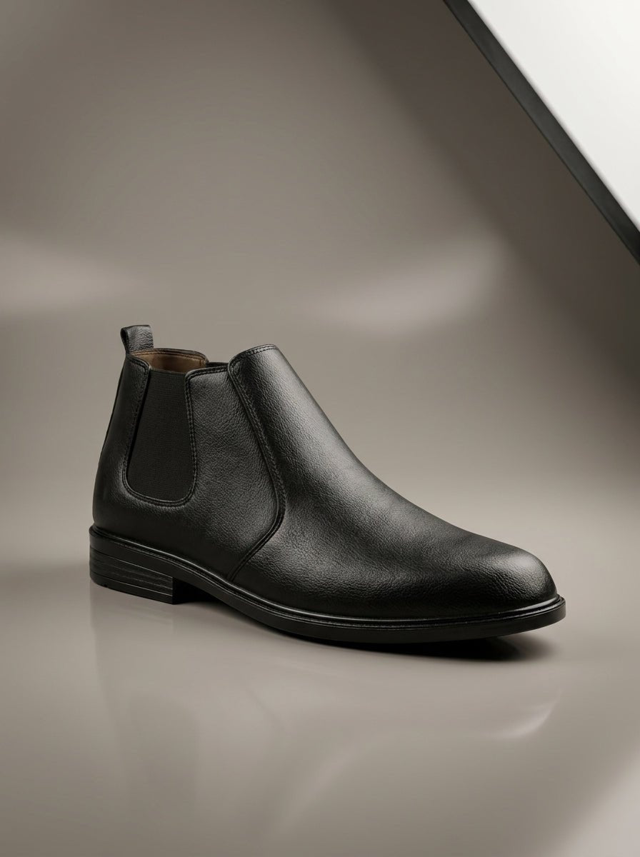 Black Chelsea Boots (DS 03) - Dark Fitter