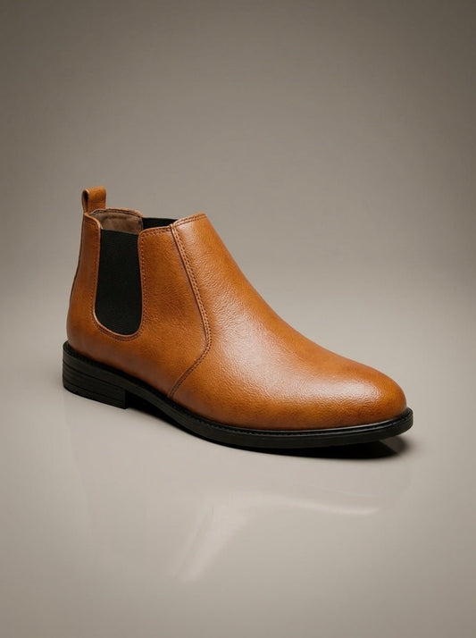 Camel Chelsea Boots (DS 01) - Dark Fitter
