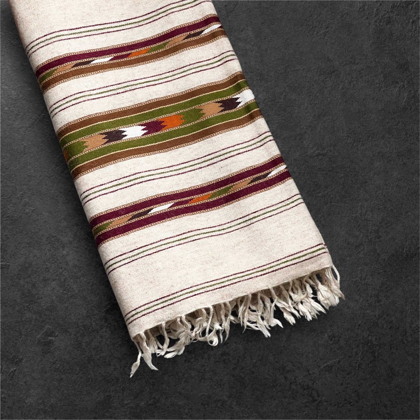 Lambs Woollen Shawl (DFS - 937) - Dark Fitter