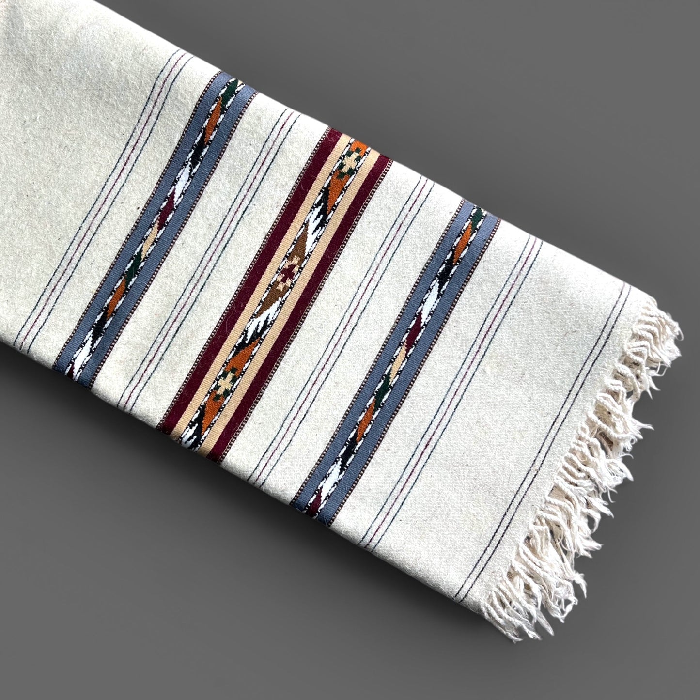 Lambs Woollen Shawl (DFS - 945) - Dark Fitter