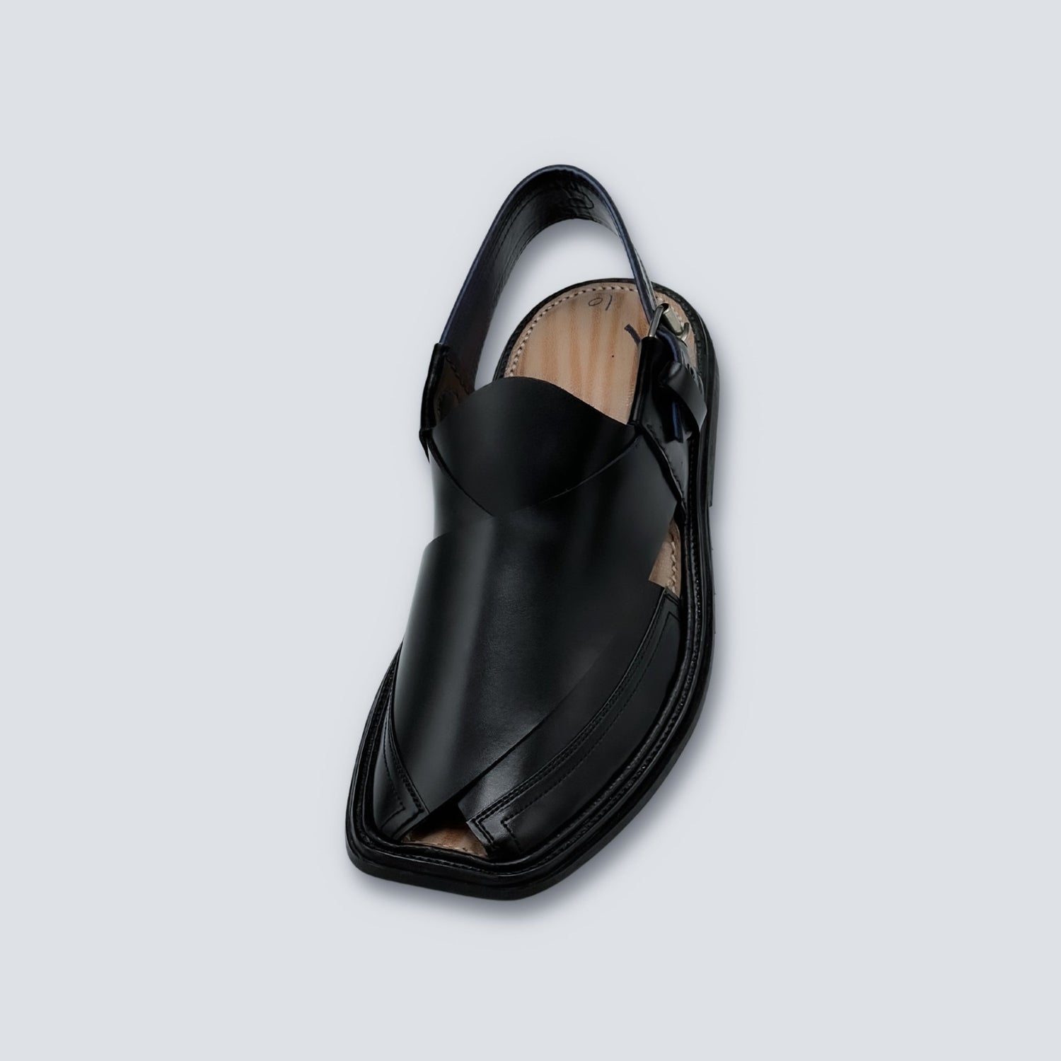 Leather - Made Peshawari DLS - 01 - Dark Fitter