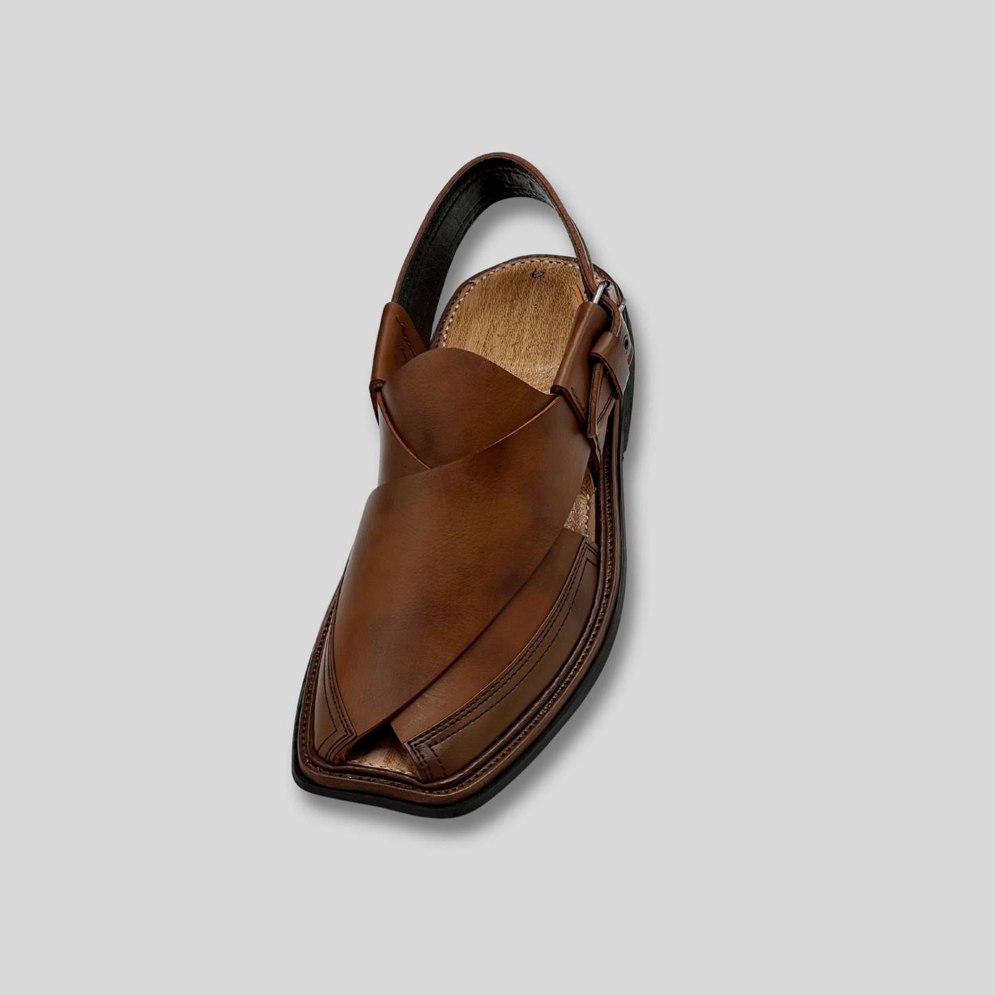 Leather - Made Peshawari DLS - 02 - Dark Fitter