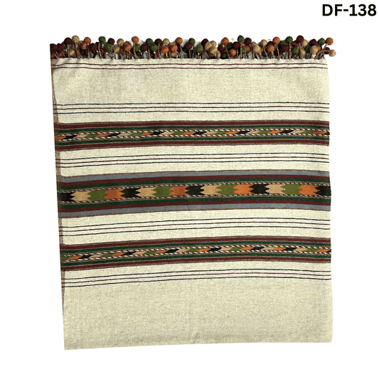 Premium Wool Shawl DF - 138 - Dark Fitter
