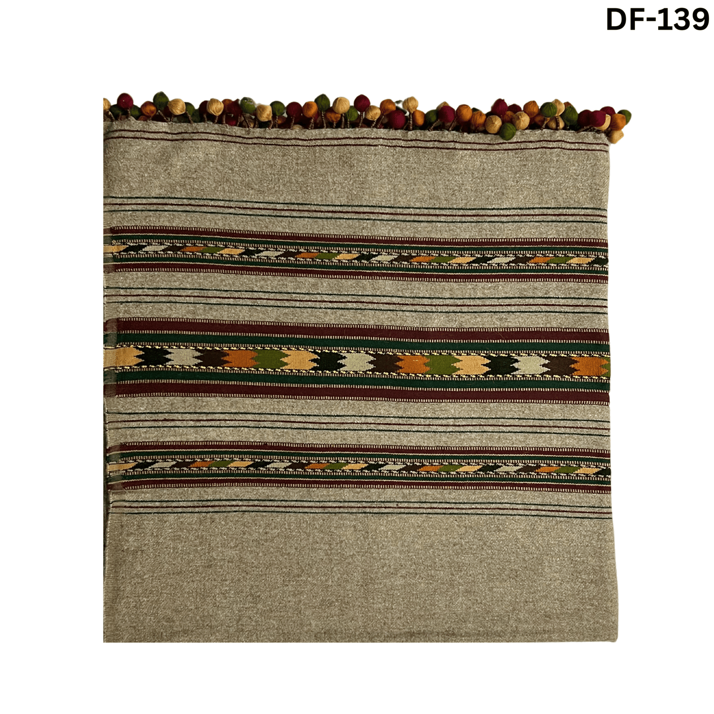 Premium Wool Shawl DF - 139 - Dark Fitter