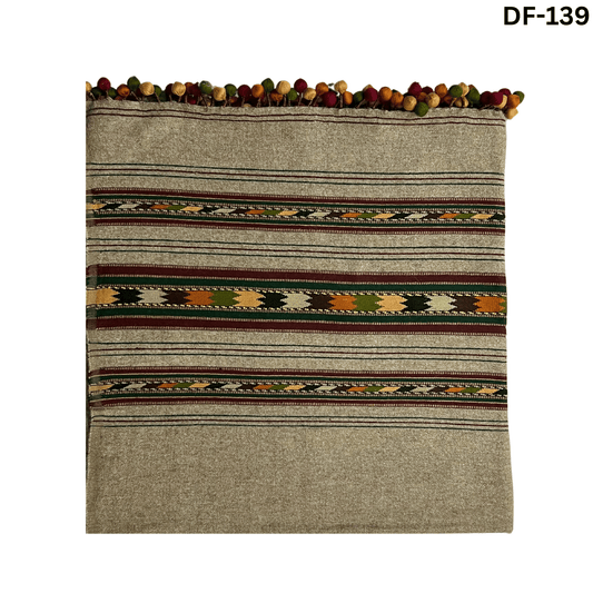 Premium Wool Shawl DF - 139 - Dark Fitter