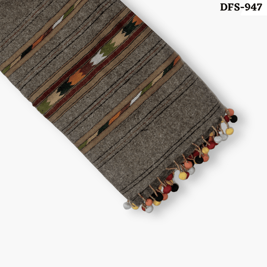 Premium Wool Shawl DFS - 947 - Dark Fitter