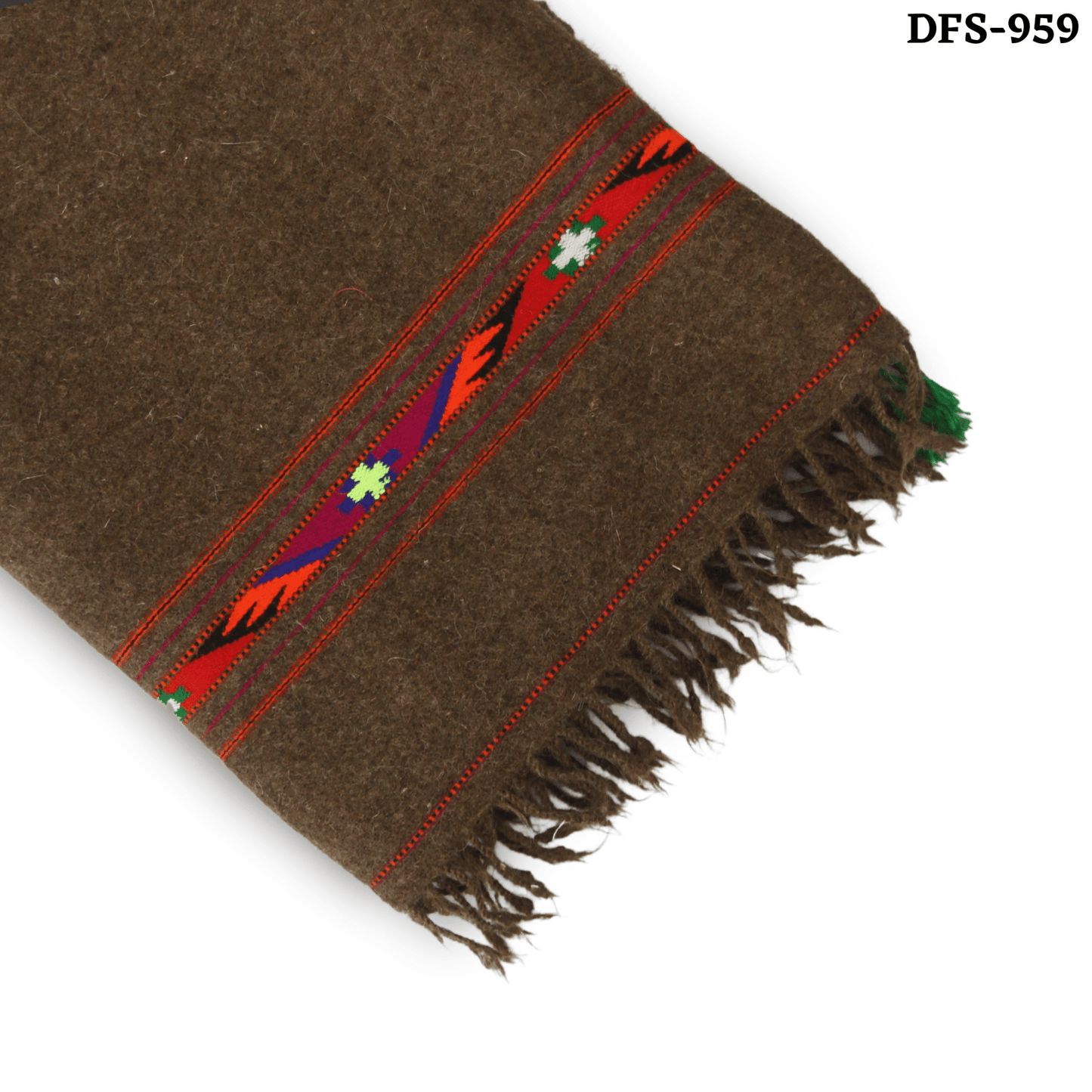 Premium Wool Shawl DFS - 959 - Dark Fitter