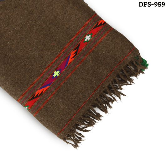 Premium Wool Shawl DFS - 959 - Dark Fitter