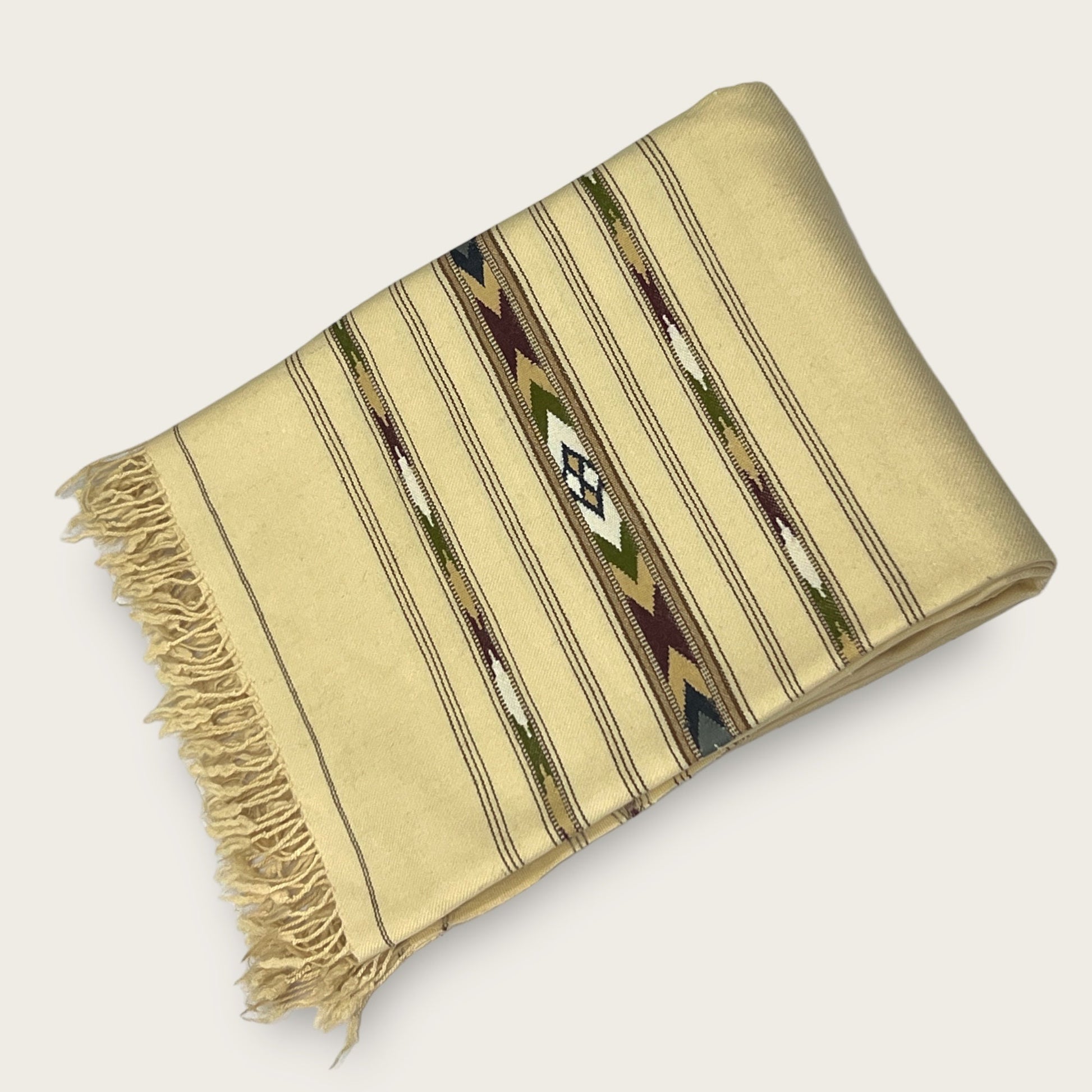 Woollen Shawl (Light Amber) - Dark Fitter