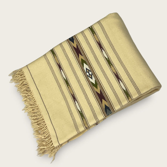 Woollen Shawl (Light Amber) - Dark Fitter