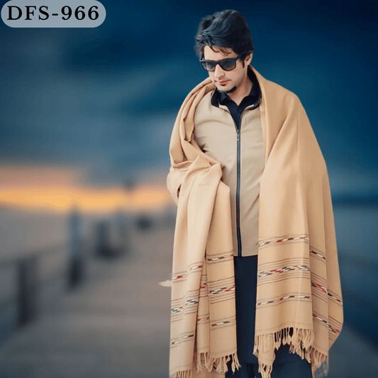 Woollen Shawl (Light camel) - Dark Fitter