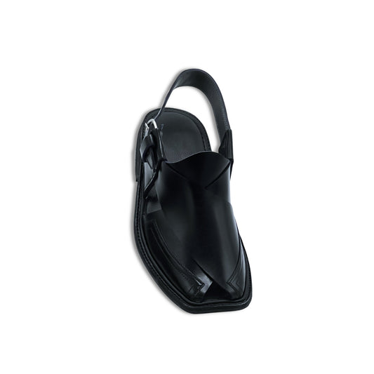 Peshawari Takidar Gol T (Black) - Dark Fitter